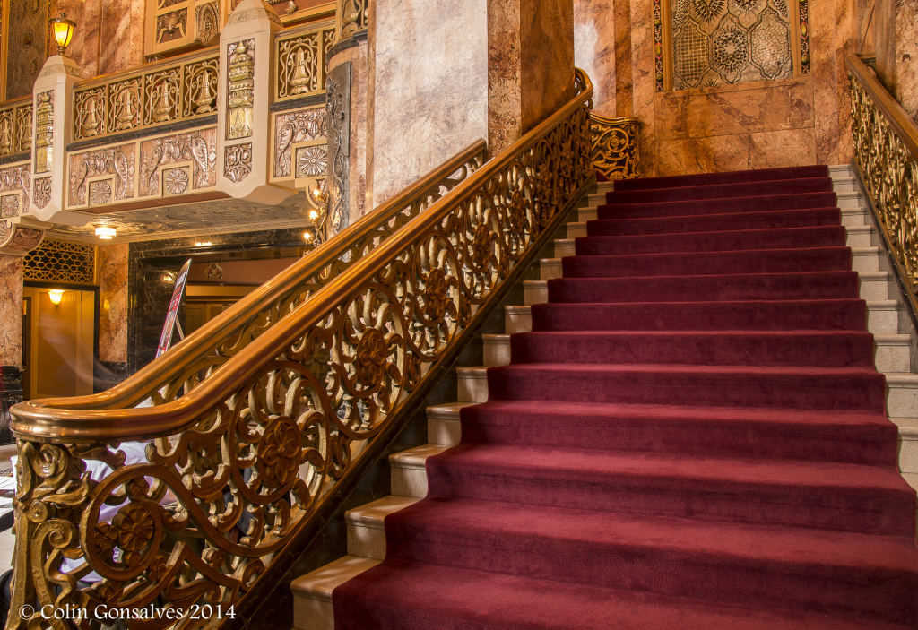 Chicago Oriental Theater - stairs